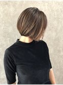 【  highlight greige 】 short bob