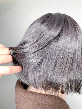 ワット 新宿店 ☆ブリーチ1回で出来るダークラベンダーグレー☆【担当DAIKI】