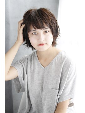 リチュエルアンドモリス プラスエヌ(RITUEL&MORIS+n) 20代30代40代　大人を保てるショートウルフ【守山】