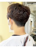 ハンサムショート/トップポイントパーマ