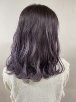 アジールヘア 東上野店(agir hair)&nbsp;透明感ラベンダーカラー/イルミナカラー/ゆるふわミディ