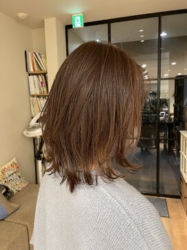 クローゼット 新宿(closet) 外ハネボブ/ペールベージュ[髪質改善/ヘッドスパ白髪染め/新宿】