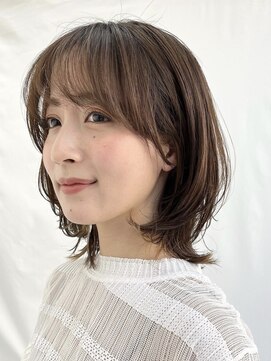 ピークアブー アヴェダ ギンザシックス(PEEK-A-BOO AVEDA GINZASIX) 【大人かわいい】外ハネミディアム　関　直樹