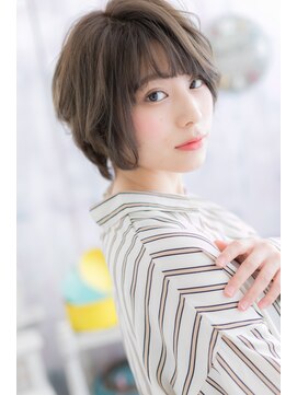 ミック ヘアアンドビューティー 大山店(miq  Hair&Beauty) 大人かっこいいグレイアッシュ束感ショートマッシュパーマa1