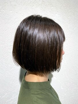 サルファ ヘアデザイン 名古屋 丸の内(S.ALPHA HAIR DESIGN) 大人ボブにアッシュブラウン