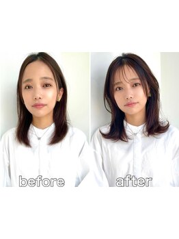 お顔型、目鼻立ちのパーツ、流行から今のあなたに本当に似合う前髪＆顔まわりカットを実現します★