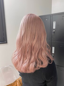 ペレ 渋谷(PELE) K242_ホワイトピンク ブリーチ2回~