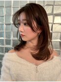 【韓国風】フェミニンミディアム×レイヤー!