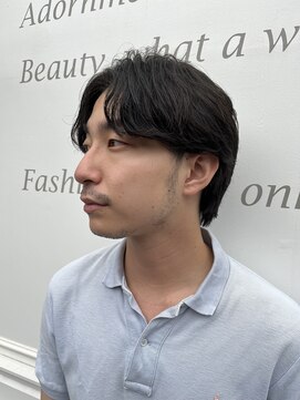 六本木美容室 白金店 刈り上げない爽やかセンターパート