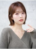 前髪あり外はねボブ20代30代40代【AIN.表参道】川原大地