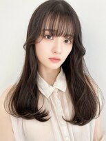 10代20代大人かわいい韓国ヘア/かき上げ/小顔前髪/ワンカール