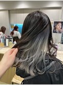 インナーカラー×ペールシルバー