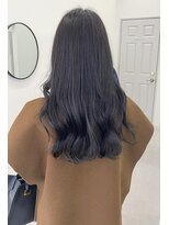 ソヨン 有田川店(SOYON)&nbsp;【お客様スタイル】アッシュ ブルー グレー ヘアカラー