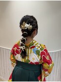 編みおろしヘアセット