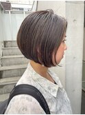 【中目黒】前下がりショートボブの白髪ぼかしハイライト☆