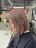 ケアブリーチダブルカラー+髪質改善TOKIOトリートメント¥17000（ブリーチ）
