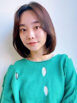 Say.韓国ボブ内巻きボブレイヤーメルティカラー似合わせカット