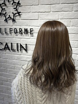 ヘア スパ ビューティー エールフォルム(HAIR SPA BEAUTY YELLFORME) 透明感ヌーディグレージュカラー