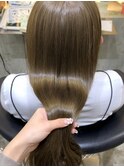 オリーブカラー 透明感カラー