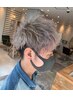 メンズトータルケアコース カット＋クリームパーマ＋眉カット＋Sヘッドスパ
