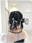 お呼ばれセット、ツインお団子