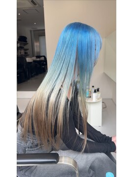 サイ(sai) 前髪/アンブレラカラー/こなれミディ/イメチェン/ウェーブパーマ