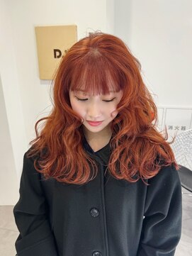 ギグスダブル 栄店(gigs double) オレンジカラー/似合わせカット