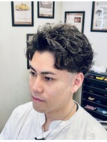グレイスフルバーバーロンドン 大宮店(Graceful Barber London)&nbsp;【20代 男性】ロンドンアップバングパーマ（大宮/バーバー）