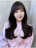 イメチェン/ハッシュカット/フルバング/似合わせカット/韓国ヘア