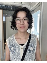 アクセヘアー 町田(acce hair)&nbsp;くしゅっとボブパーマ