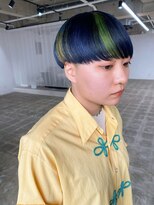 スーパーシーン(SUPER SCENE)&nbsp;ミディアムヘア/デザインカラー/フェイスフレーミング/宜野湾