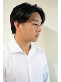 センターパート、フェザーパーマ