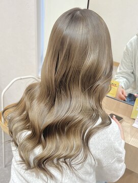 カラースタンド(COLOR STAND) ミルクティーベージュカラーヘーゼルベージュケアブリーチ韓国風