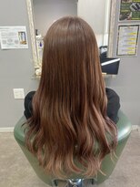 ヘアー アンド ビューティー ザ エフ 西尾店(Hair Beauty the F)&nbsp;#ピンクベージュ#グラデーションカラー#ダブルカラー#ラベンダー