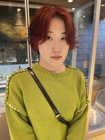 ナンブスカイ(nambu-SKY)&nbsp;ショートパーマ×ブラッドオレンジ