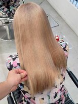 ネハス 名古屋栄店(nehus.)&nbsp;nehus式ブリーチ毛髪質改善/ハイトーン/ミルクティー/ベージュ