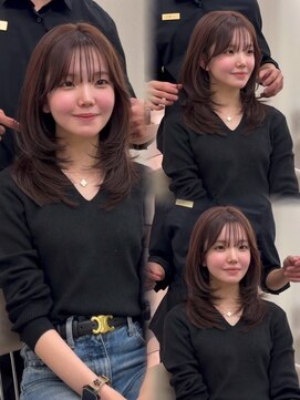 シュガー(Sugar) 透明感カラー/ワンホンヘア/韓国ヘア/顔まわり/大阪/梅田