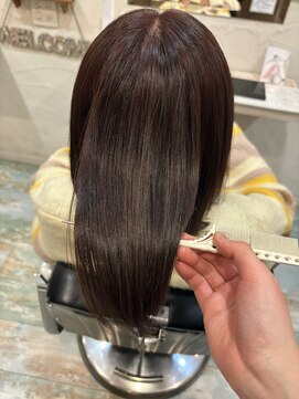 フルハウス (Full house HAIR DESIGN) ピンクブラウンカラー