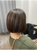 白髪ぼかしハイライト