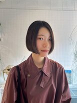 メグリ(meguri)&nbsp;ナチュラルカラー　ワンレングスボブ　ボブ　ショートボブ