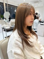 オン キャナルシティ博多前店(on) 【晴音】ロングレイヤー/オリーブベージュ/30代