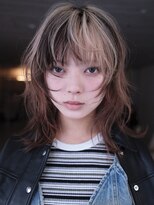 パーク(PAAQ)&nbsp;ミックスカラー/デザインカラー/ブリーチ/ハッシュカット/