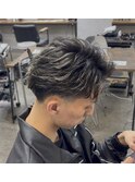 （ryuma）残ったメッシュで毛流れ！