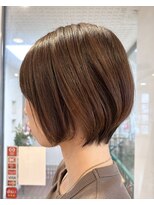 イグレック 庄内本店(igrek)&nbsp;◆丸みショートボブ × ナチュラルブラウン◆