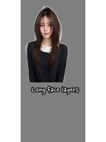 エイバヘア 新大久保(AVAHAIR)&nbsp;[韓国独自] ロングフェイスレイヤード