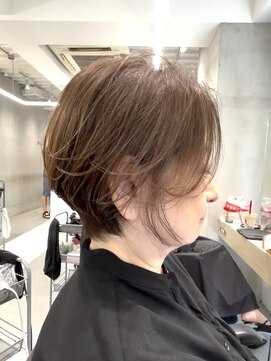 ヘアスペース リズム グリーン(Hair space Rizm green) 絶壁解消まとまる丸みショートボブ