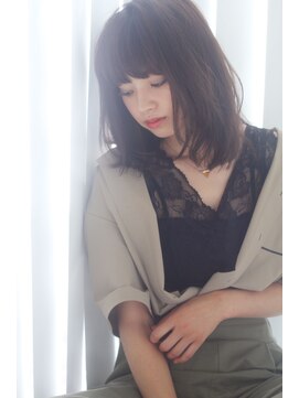 マリアバイアフロート(Maria by AFLOAT) デジタルパーマワンカールロブ♪バレイヤージュクラシカルヘア