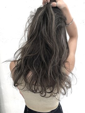 ルモア(RUMOR) Rumor×「外国人3Dハイライトカラー」カーキアッシュベージュ