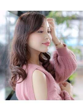 エヌアンドエー 草加店(N&A) ゆるふわウェーブ×ラベージュ×レイヤーロング