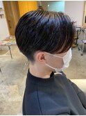 【YUKI】ナチュラル×センターパート×刈り上げ